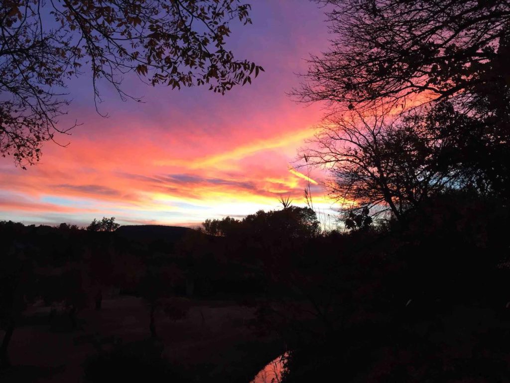 Sedona Sunset with Clouds