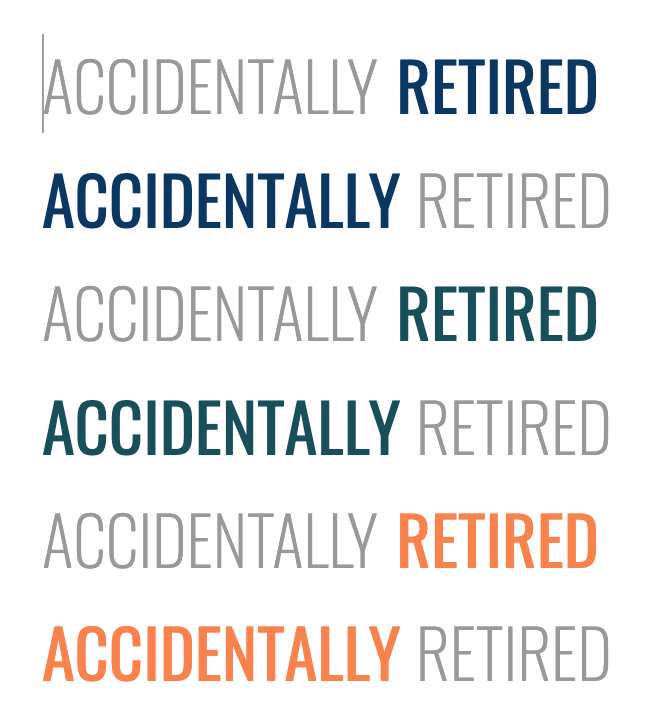 Accidentally Retired Logo Concepts