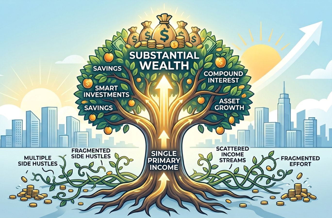 You Don’t Need Multiple Income Streams to Build Wealth
